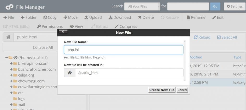 فایل php.ini