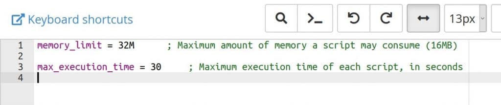 فایل php.ini