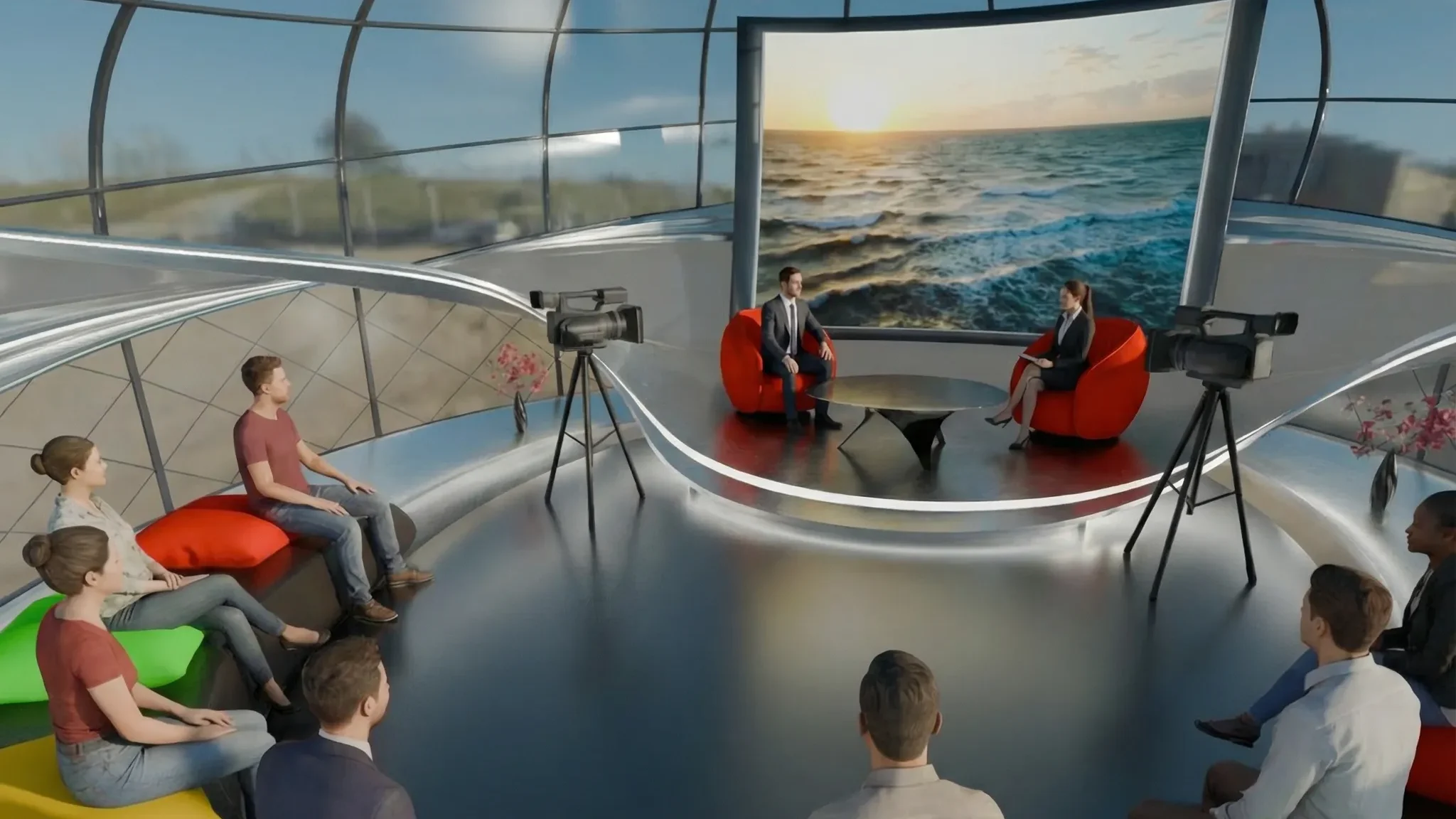 XRoom مرزهای مکان و زمان را از آموزش و جلسات سازمانی حذف می‌کند.